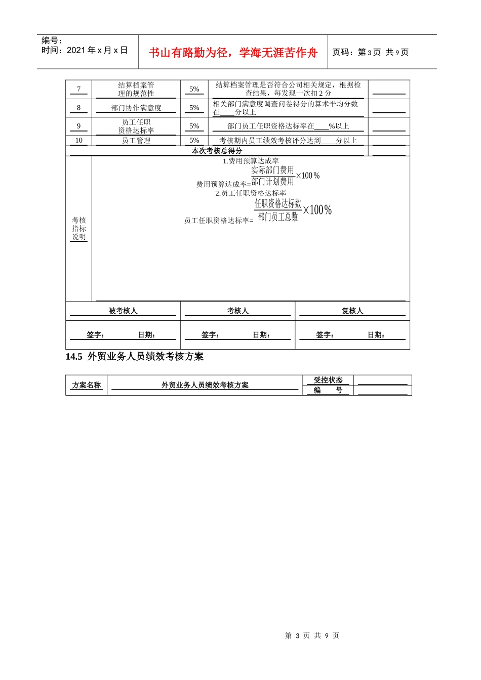 第14章 出口外贸人员绩效考核(DOC 10)_第3页