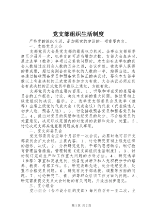 党支部组织生活规章制度  (3)