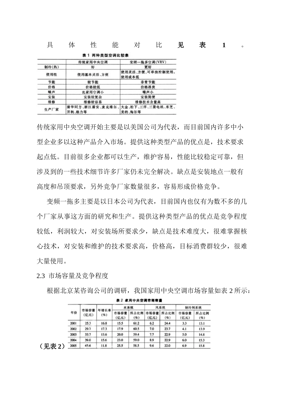 中央空调市场分析与企划建议_第2页