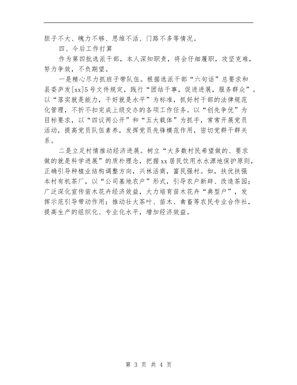 2024年乡镇选派干部工作计划_第3页