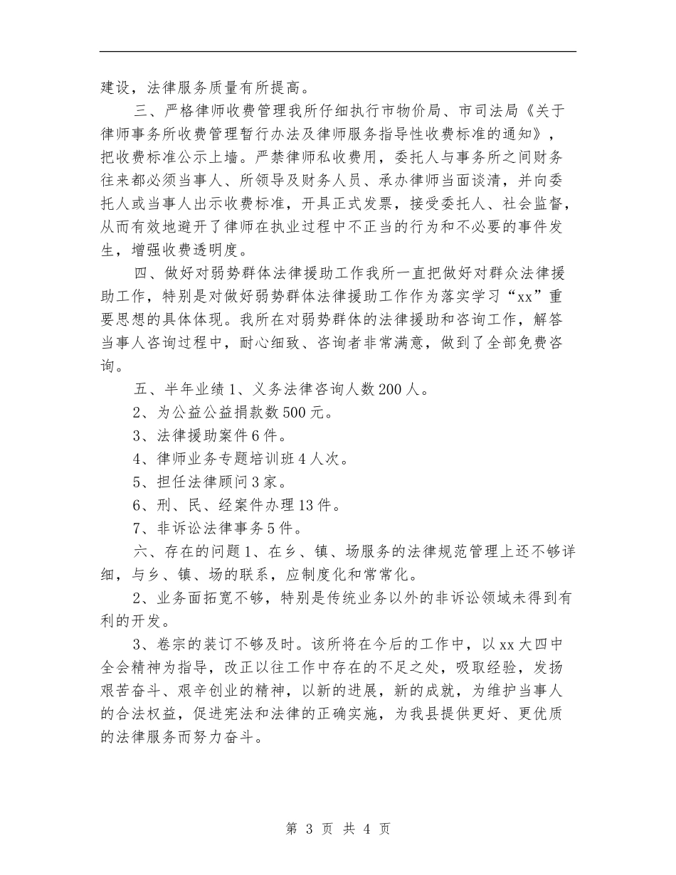 2024年律师事务所半年总结_第3页