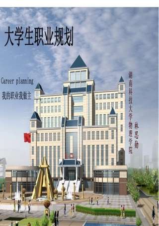 正式职业规划