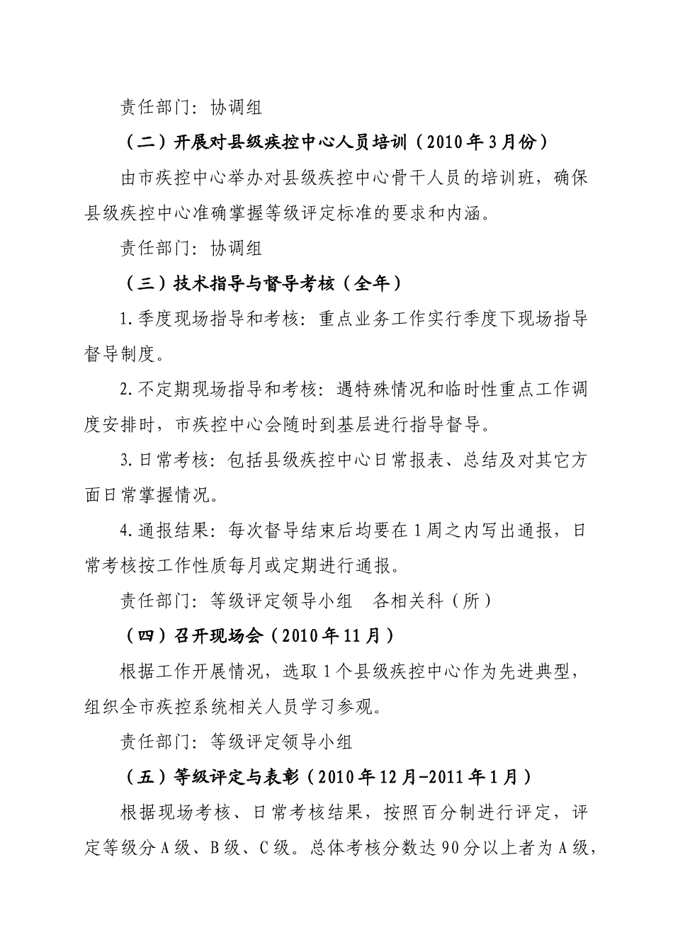 方案全市方案全市疾控系统绩效管理等级评定活动实施_第3页