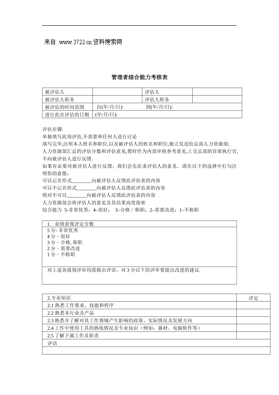 某公司整理实用性各种绩效管理图表汇总(DOC+146页)_第3页