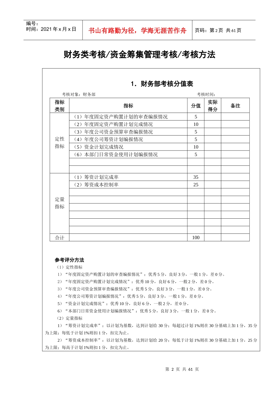 绩效考评指标及运用范本(DOC 44页)_第2页