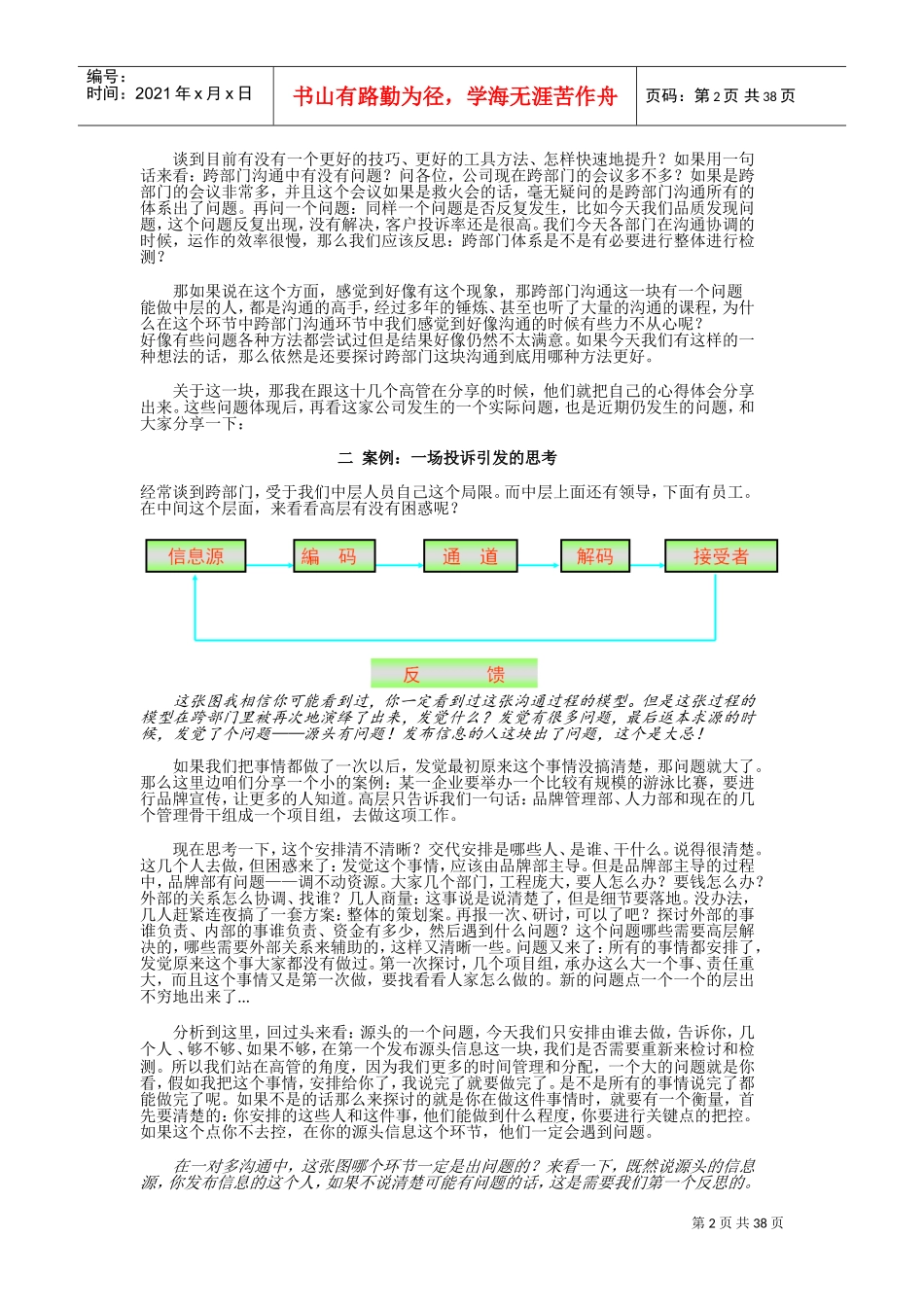 跨部门沟通专题讲座_第2页