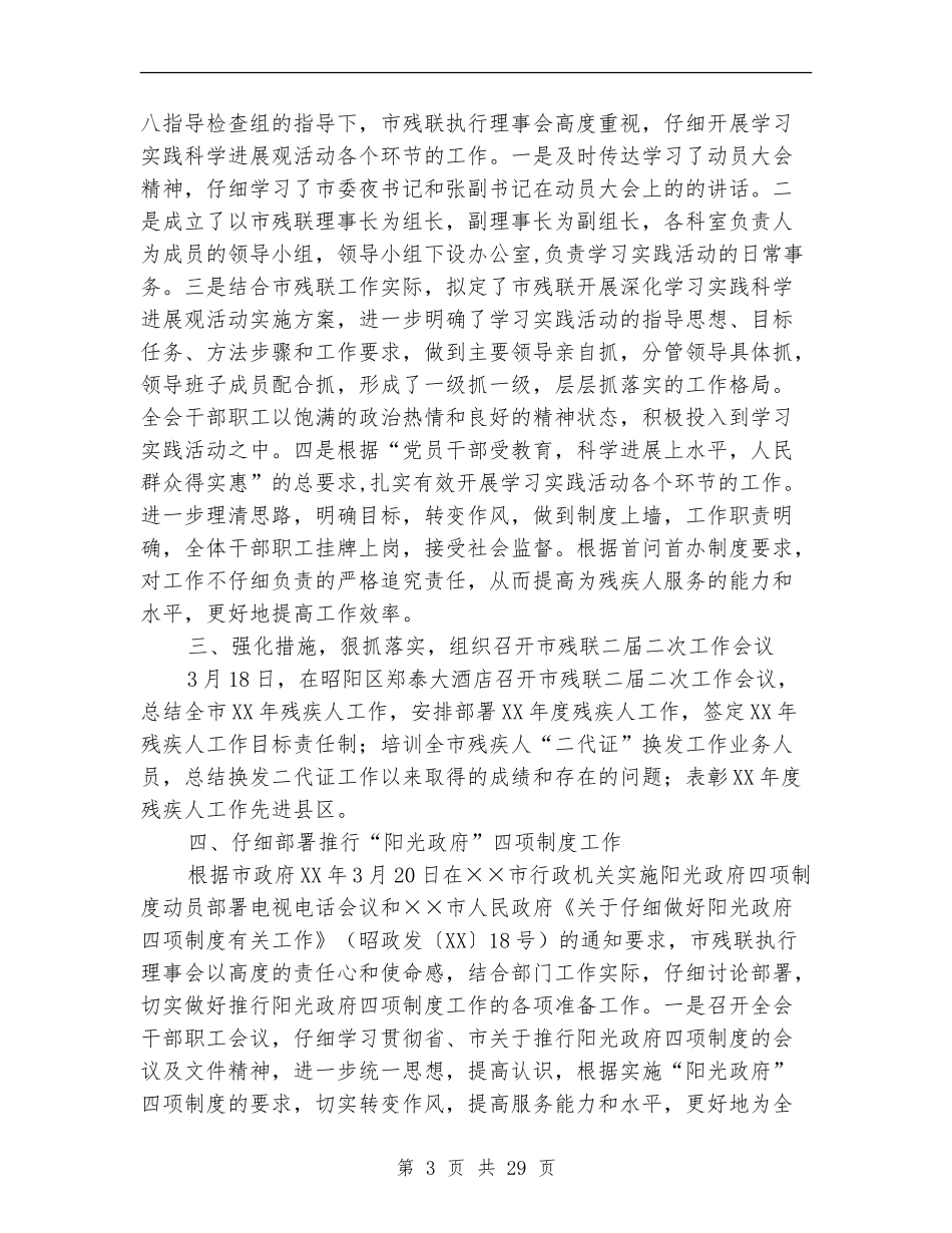 市残联残疾人工作总结_第3页