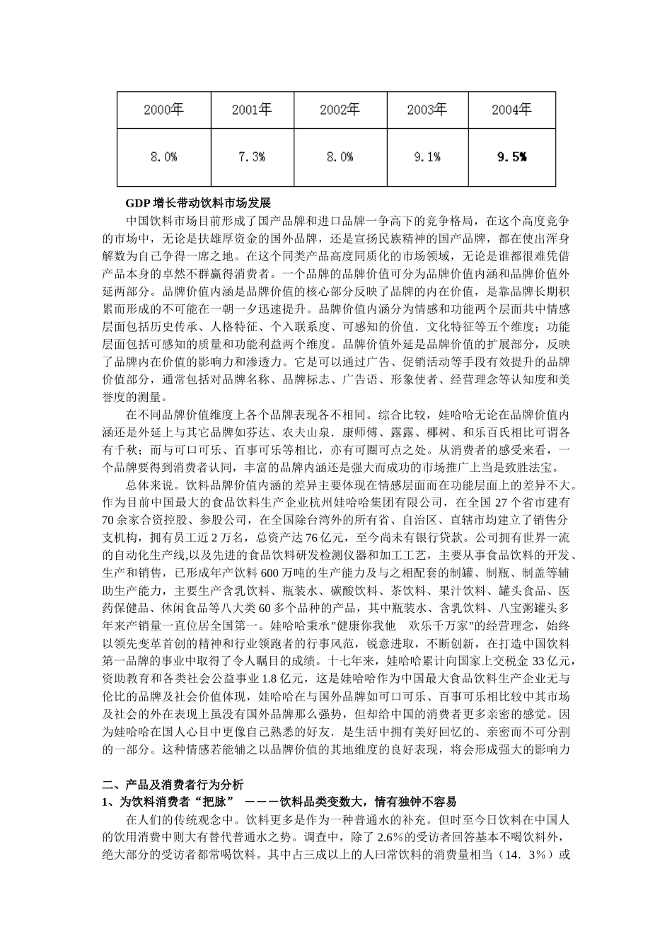 娃哈哈营养快线北京市场终端销售策划方案_第2页