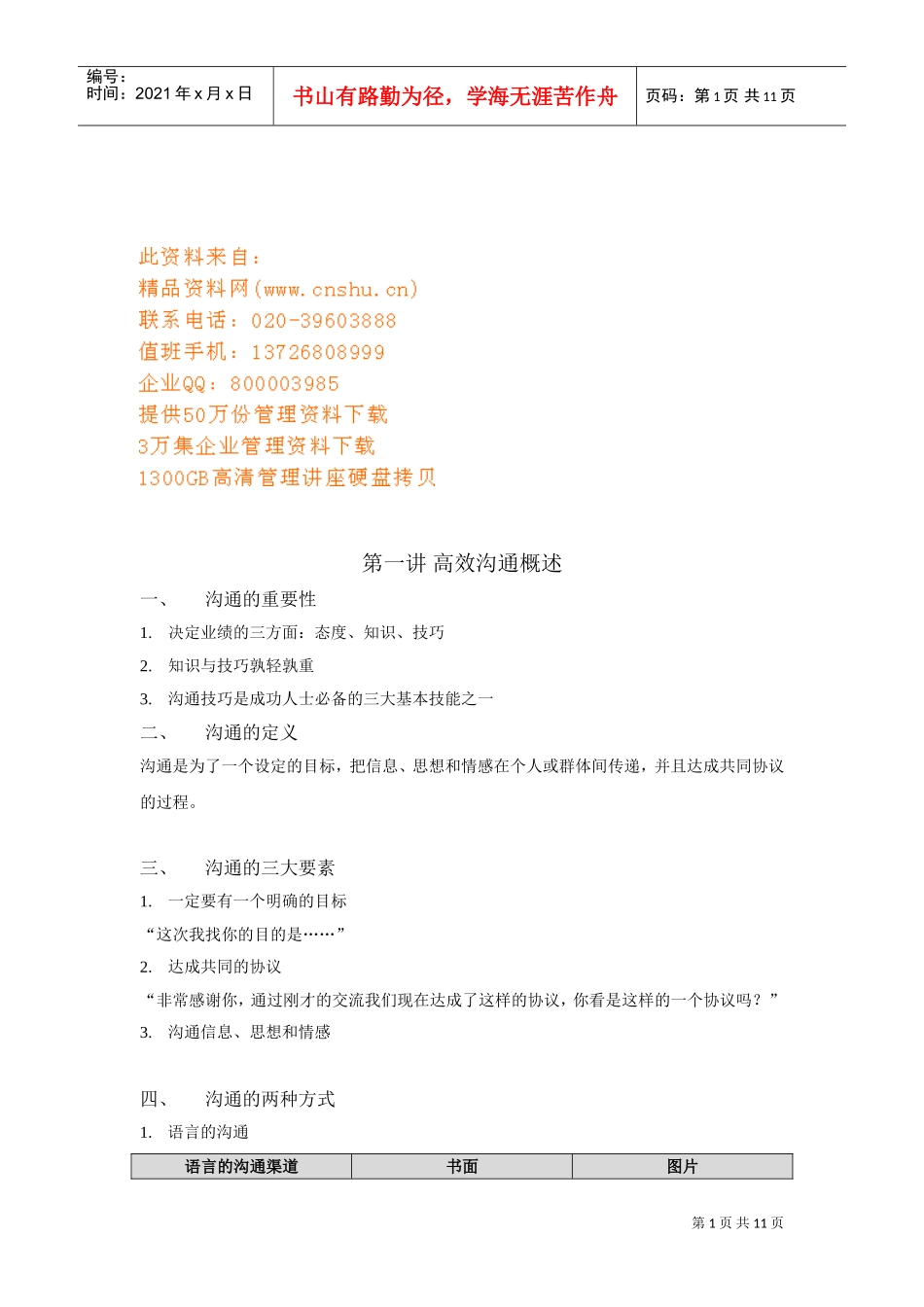 高效沟通的基本步骤与技巧_第1页