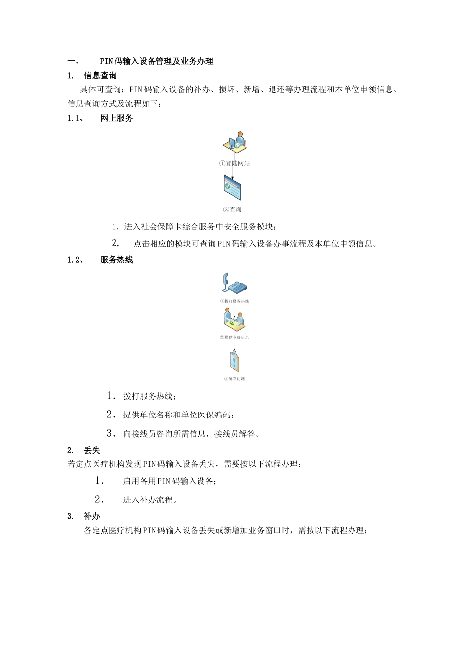 PIN码输入设备管理及业务办理_第1页