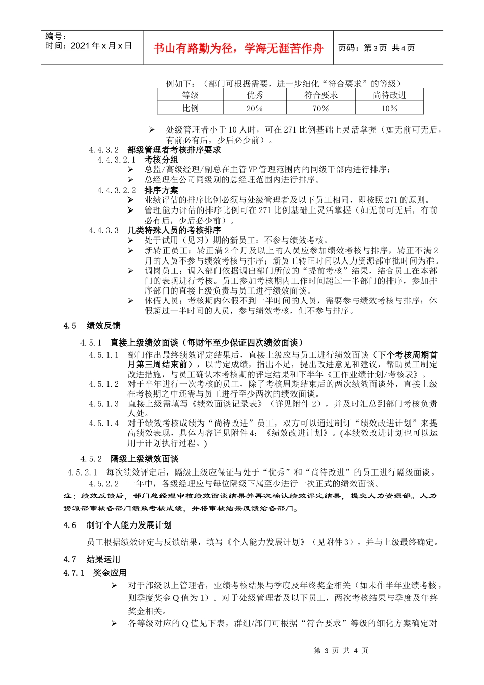 联想集团有限公司员工绩效管理工作规范_第3页