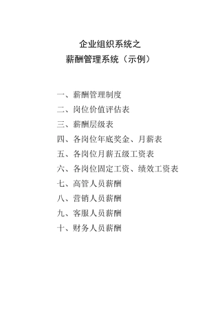 薪酬管理系统