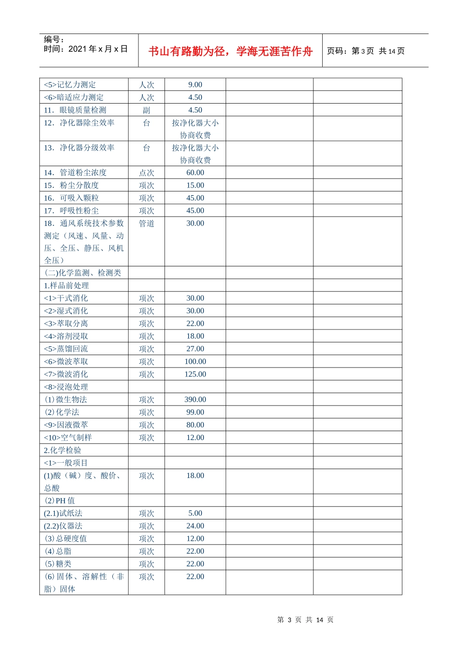 广东省行政事业性收费许可证(副本)_第3页