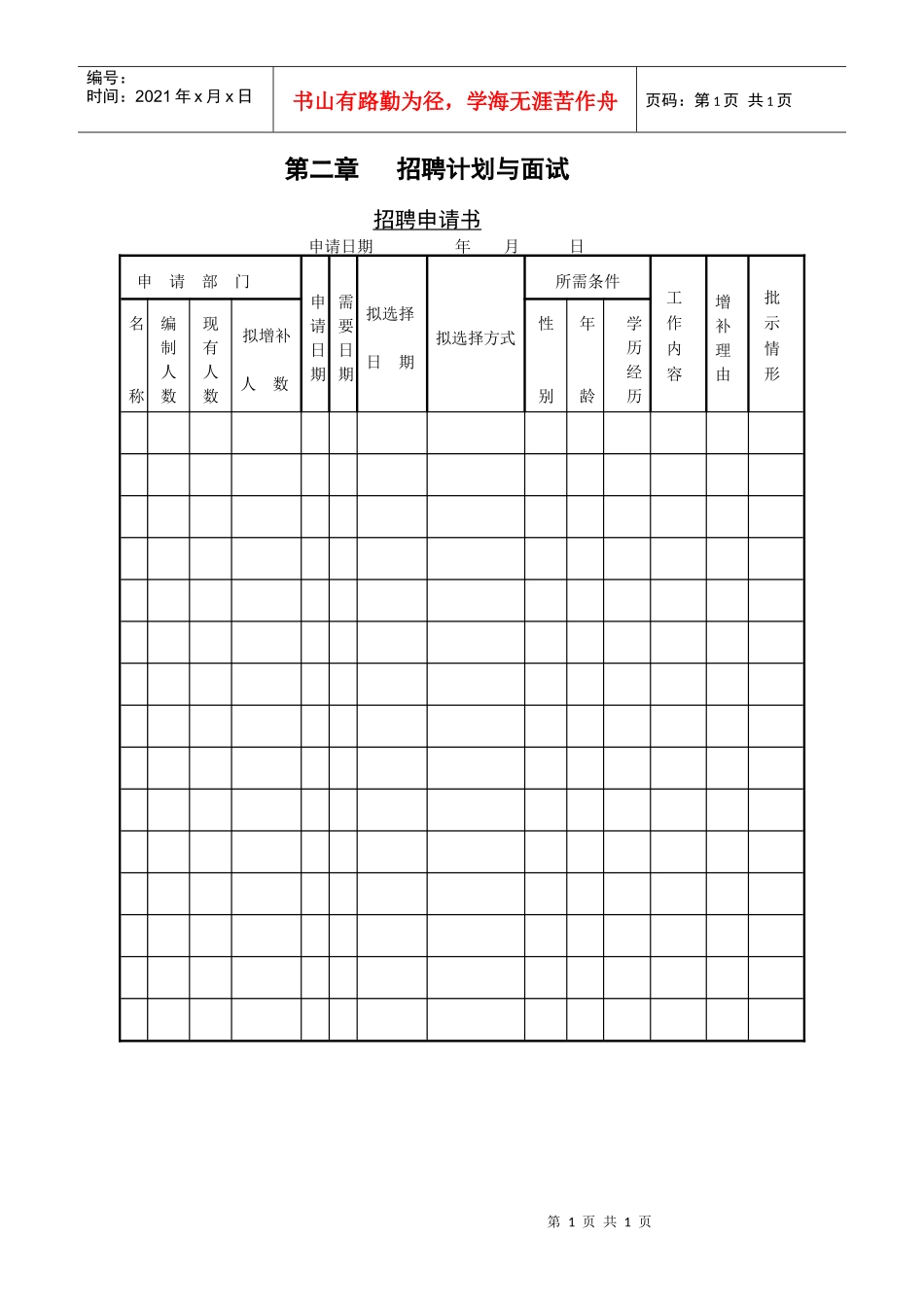 招聘计划与面试_第1页