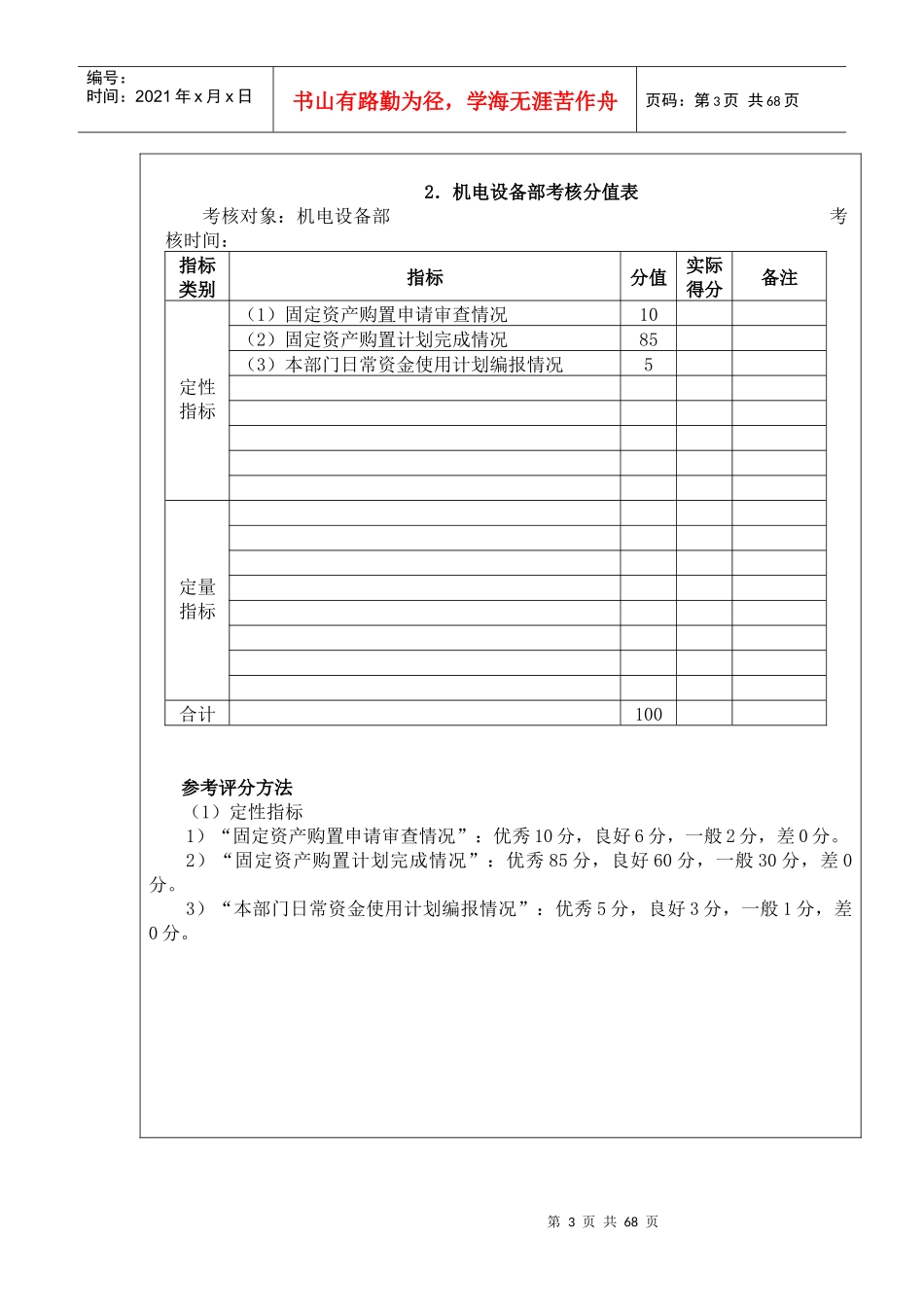 绩效考评指标及运用(doc67)(2)_第3页