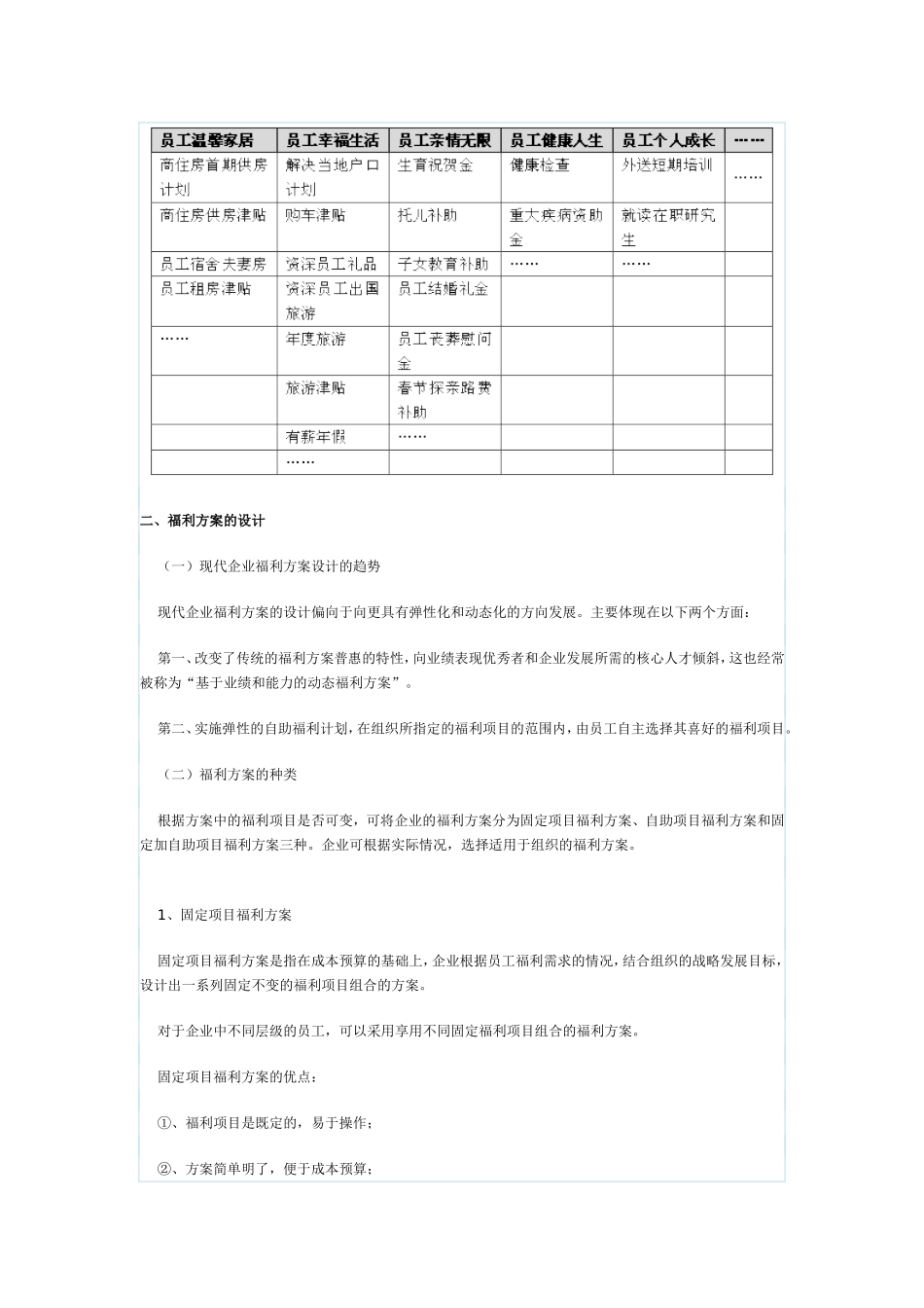 怎设计符合企业与员工需要的福利项_第3页
