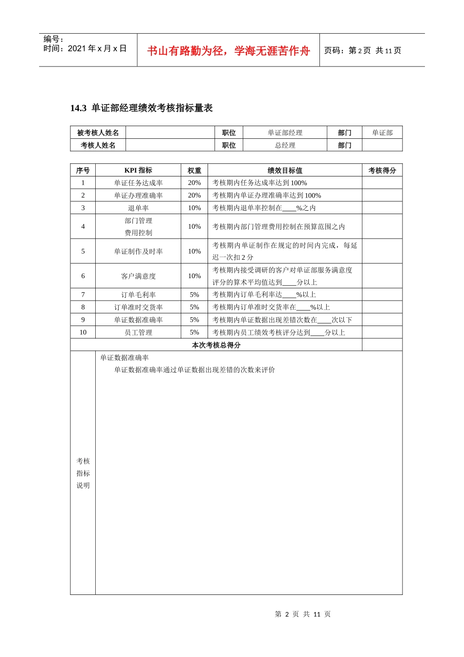 第14章 出口外贸人员绩效考核_第2页