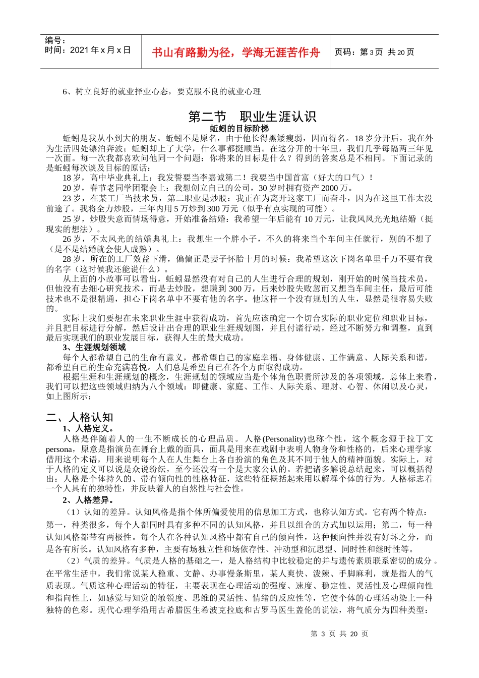 职业生涯规划与就业指导教案[1]000_第3页