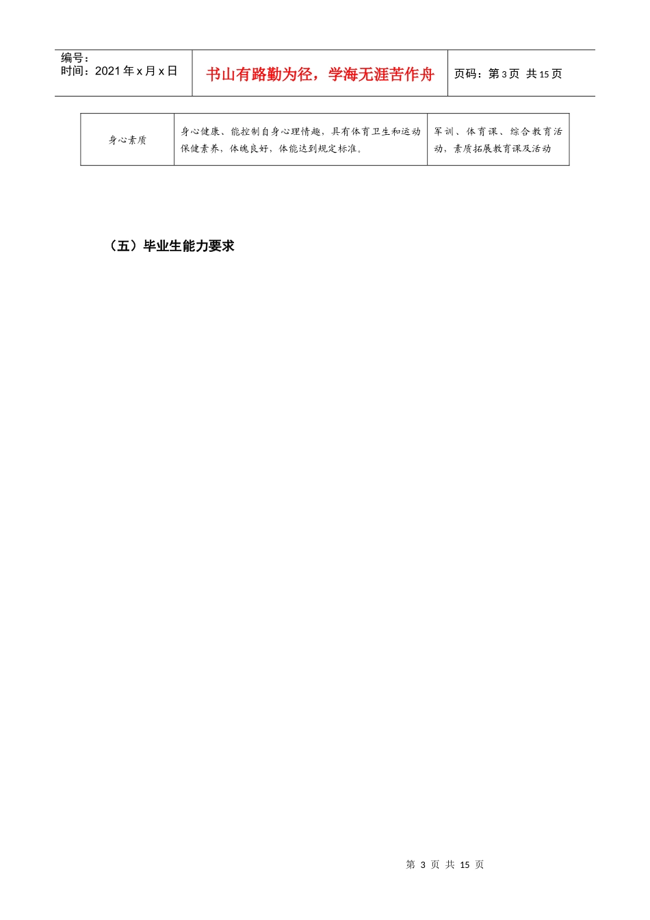 针灸推拿专业人才培养计划_第3页