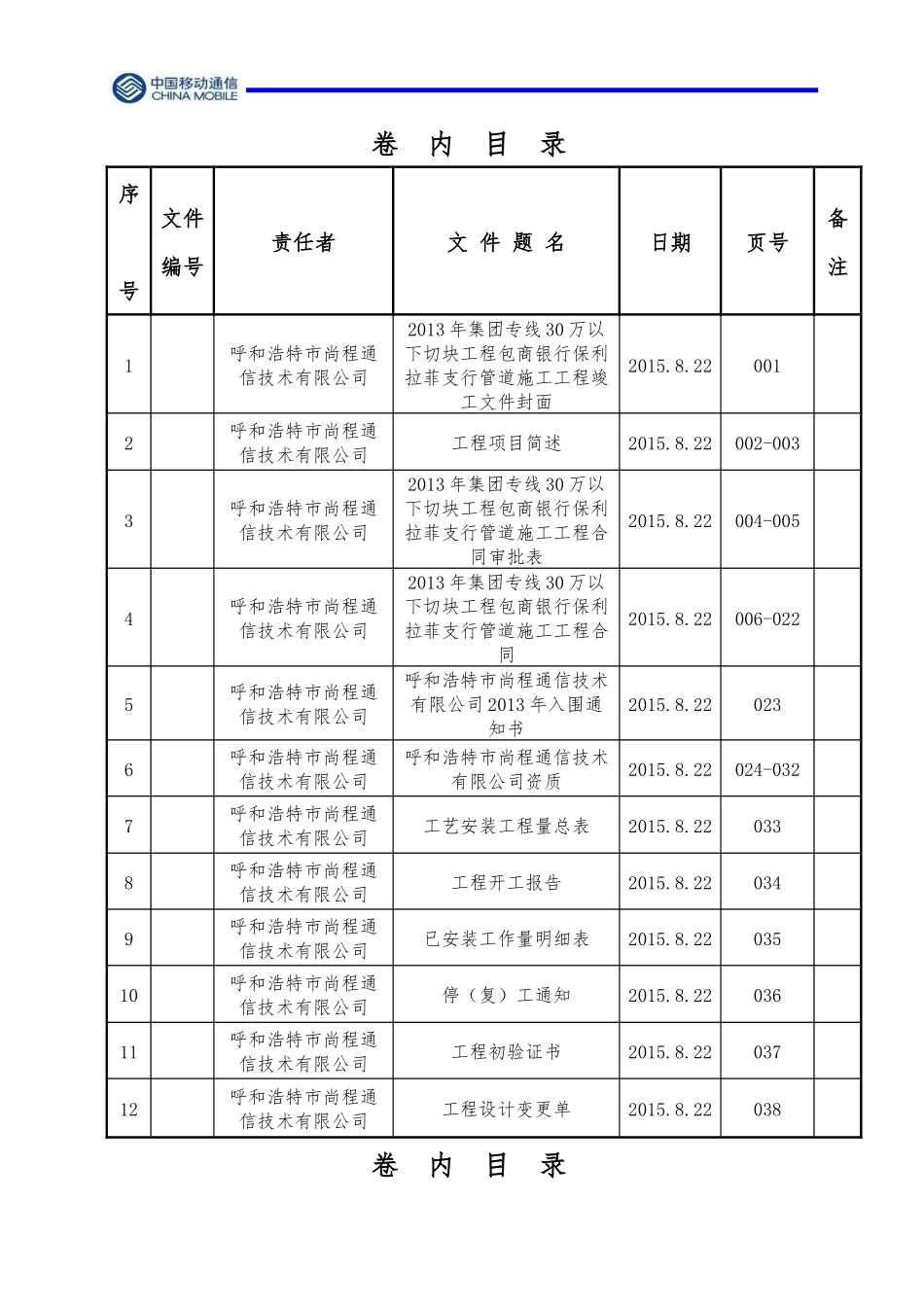 竣工资料(存档)管道_第1页