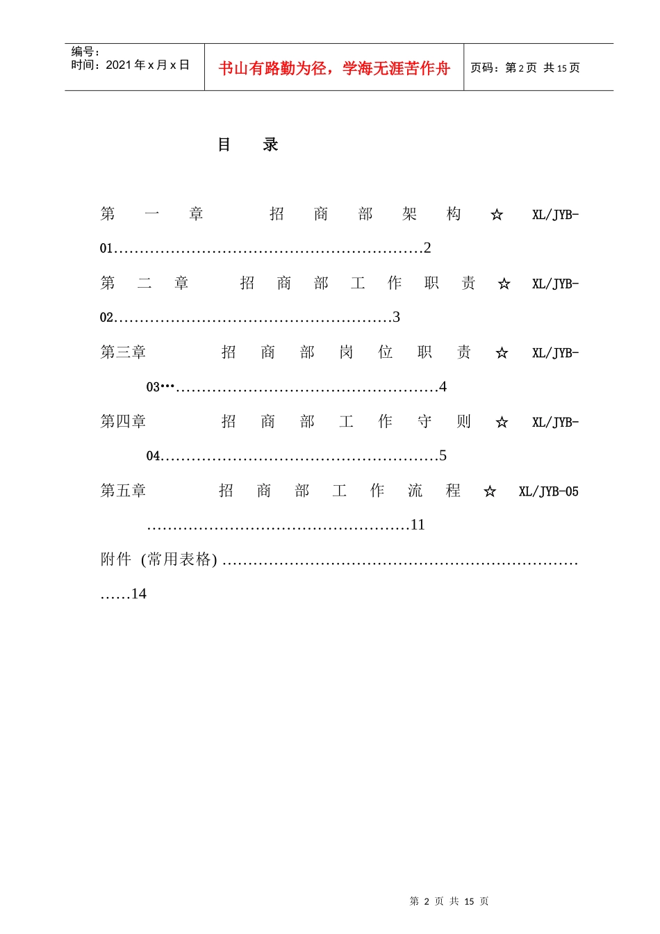 房地产招商部部工作手册_第2页
