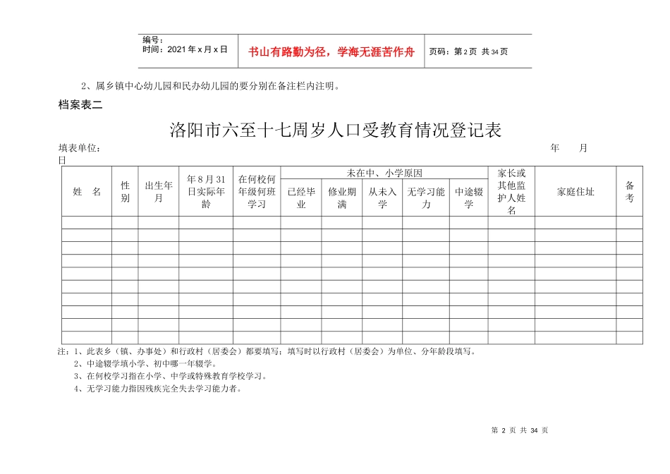 档案表1—34(97版)11_第2页