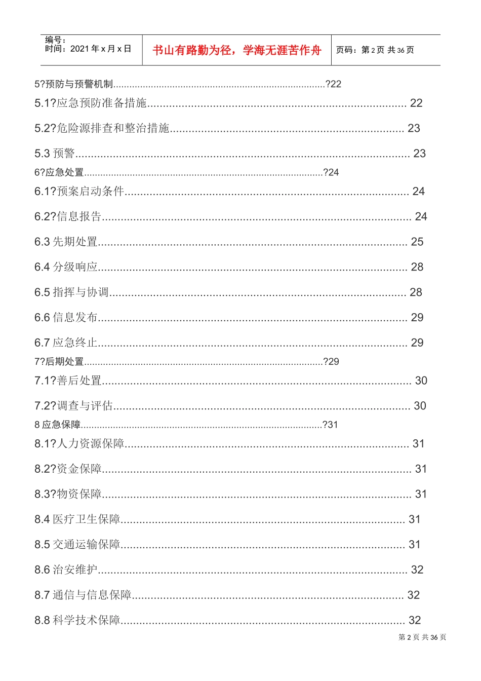 涂料厂环境预案(DOC40页)_第2页
