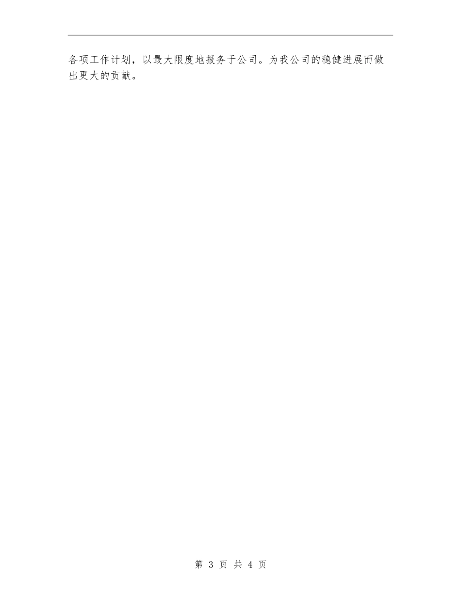 财务人员2024年度工作安排范文_第3页