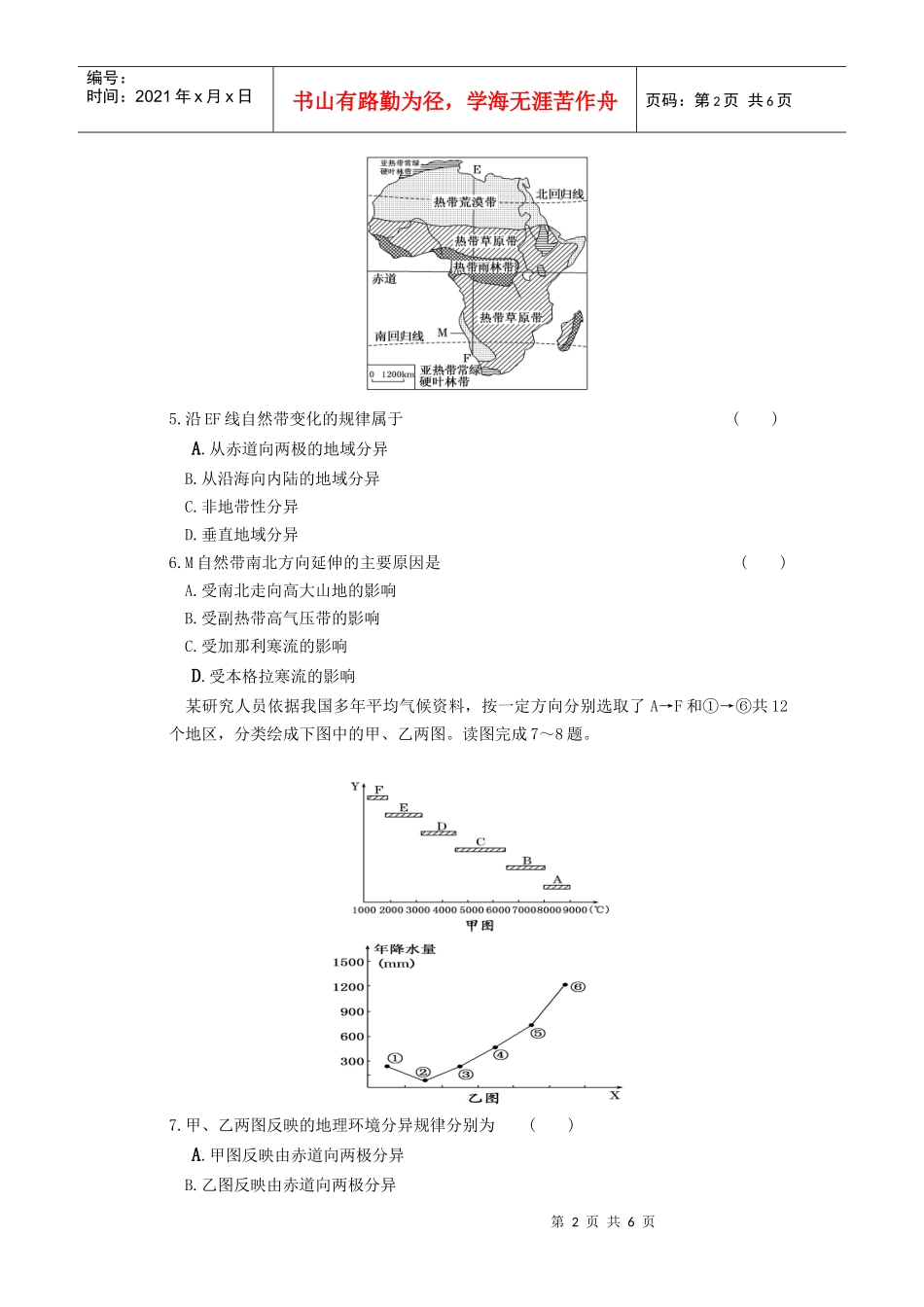 自然地理环境的差异性_第2页
