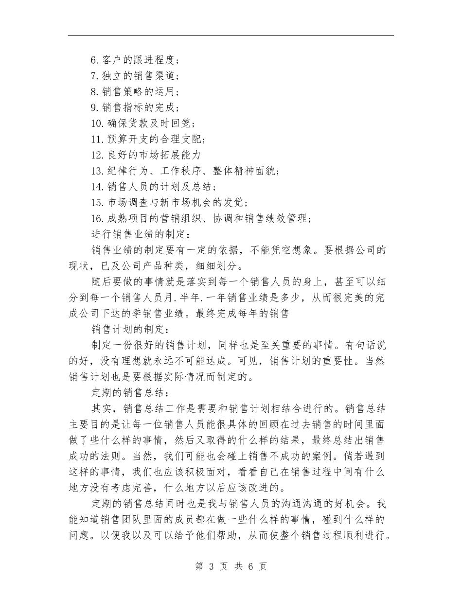 商务总监工作计划_第3页