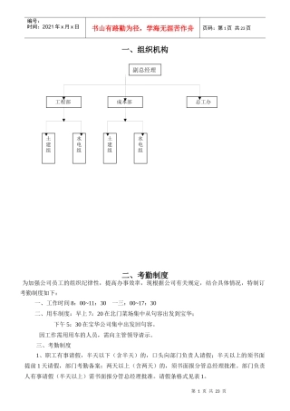 某房地产开发有限公司工程部成本部总工办职责