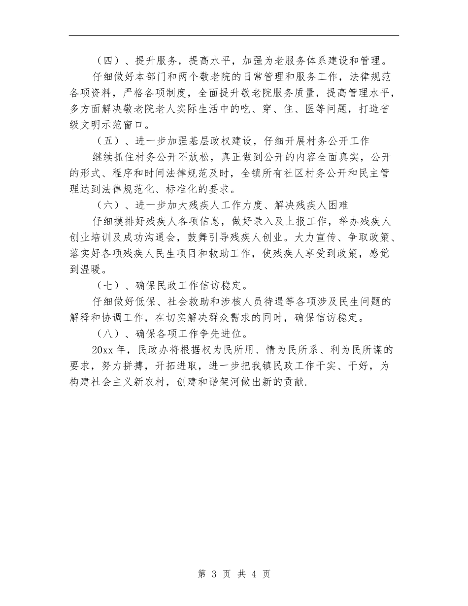 2024年乡镇民政工作计划报告_第3页