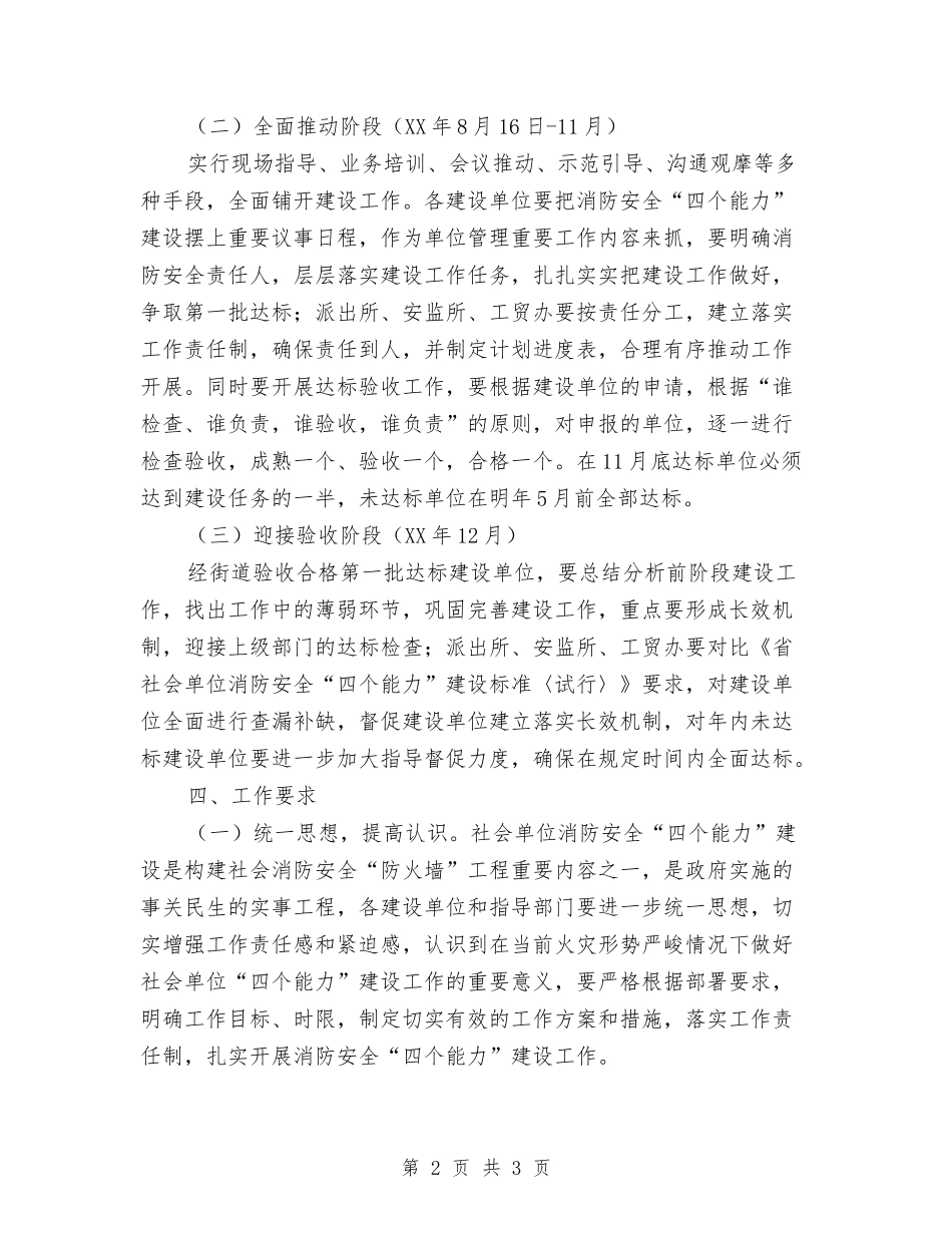 市委单位消防安全能力建立方案_第2页