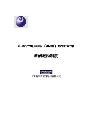 某某网络公司薪酬激励制度