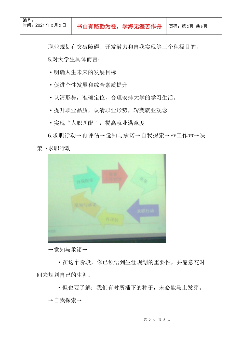 职业生涯规划(供考试复习)_第2页