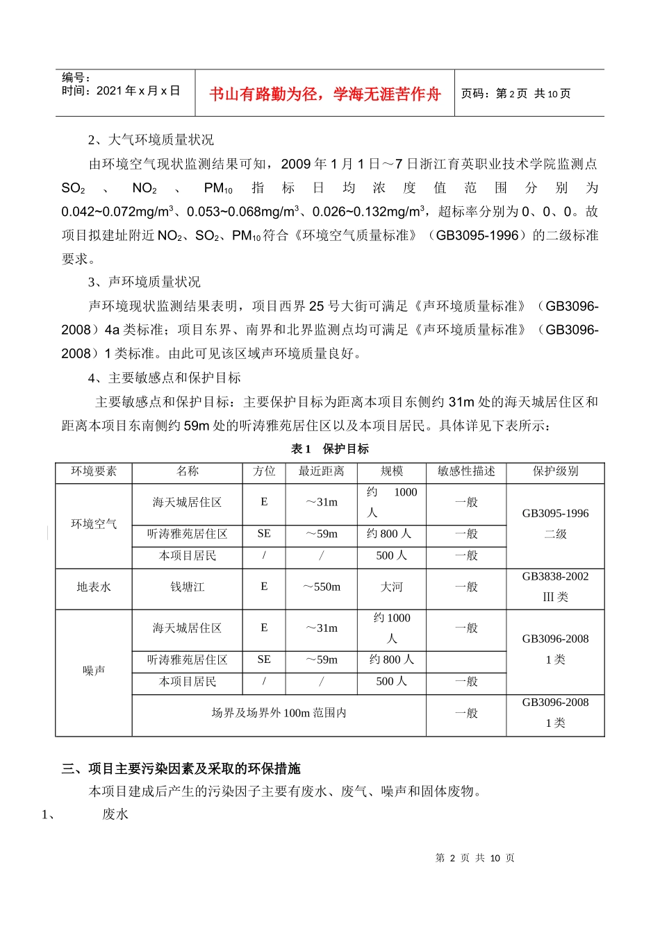 杭州江城人才创业公寓商务大厦建设项目_第3页