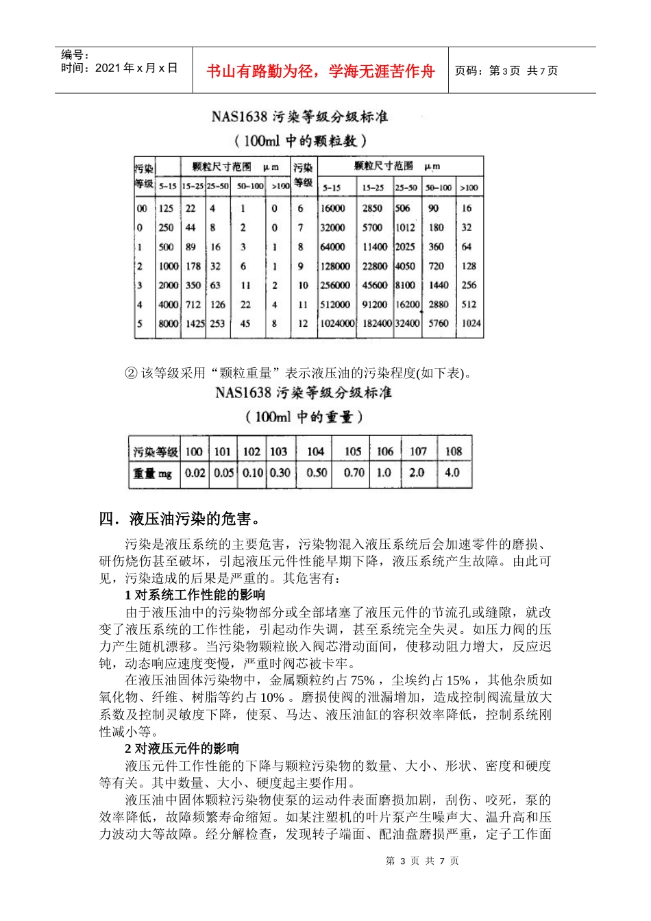 液压油污染与检测的论文_第3页