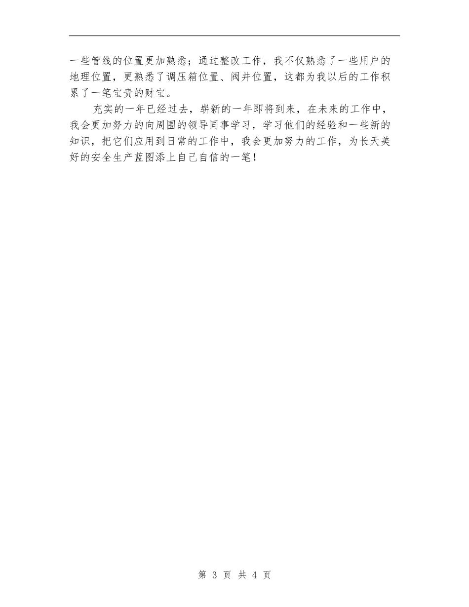 安全巡查员个人工作总结_第3页