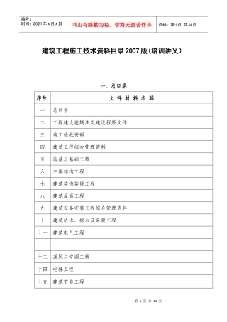 档案馆资料移交样板