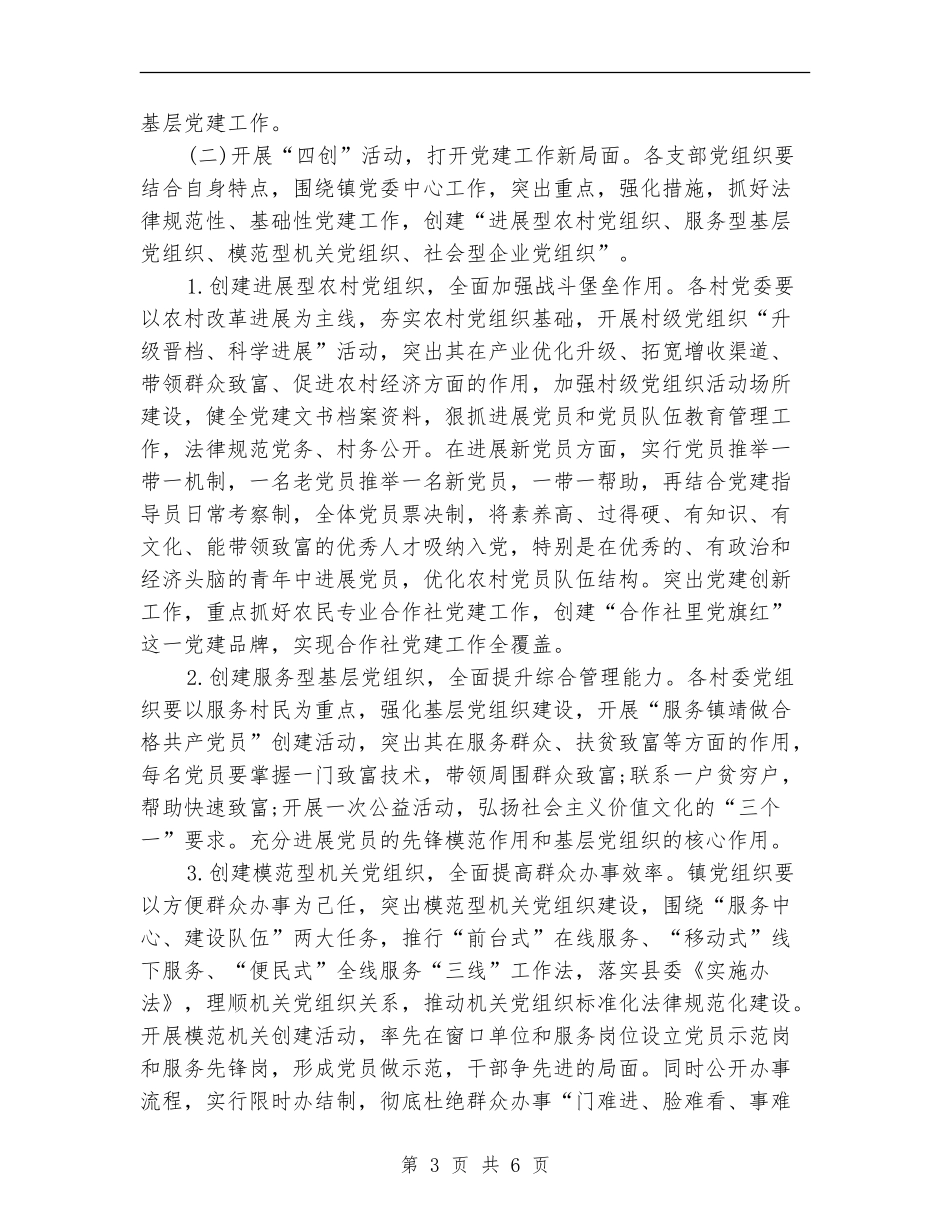 社区卫生服务中心2024年党建工作思路范文_第3页