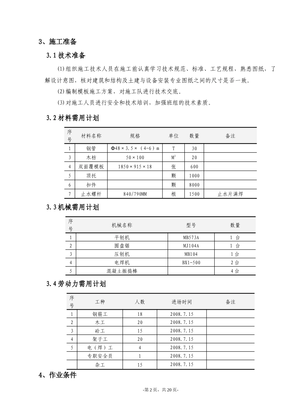 消防水池施工方案_第2页