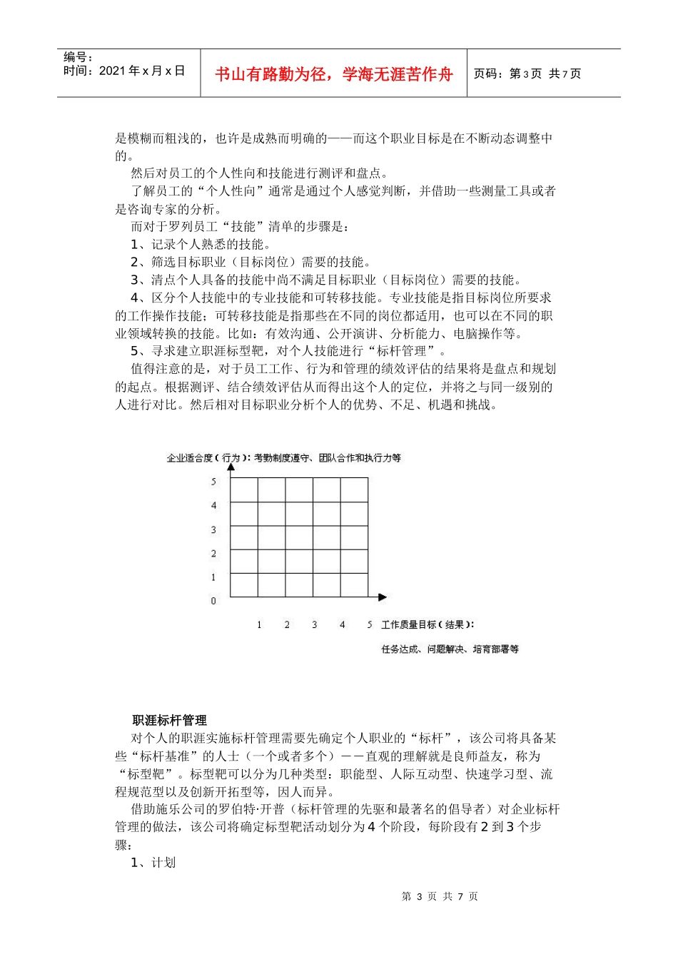 某医疗公司的员工职业生涯规划管理实例分析_第3页