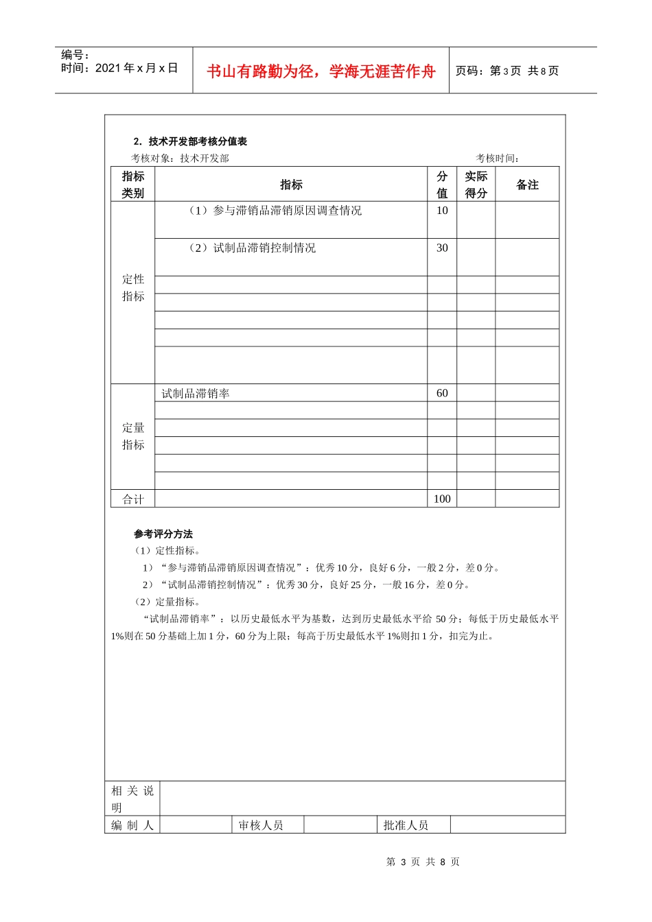成品管理考核考核方法_第3页