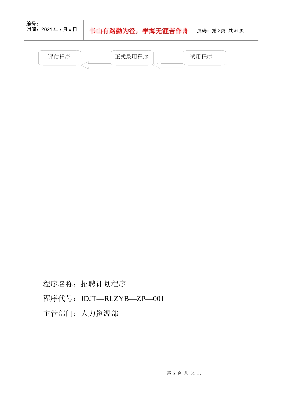 某大型企业招聘工作流程简介_第2页