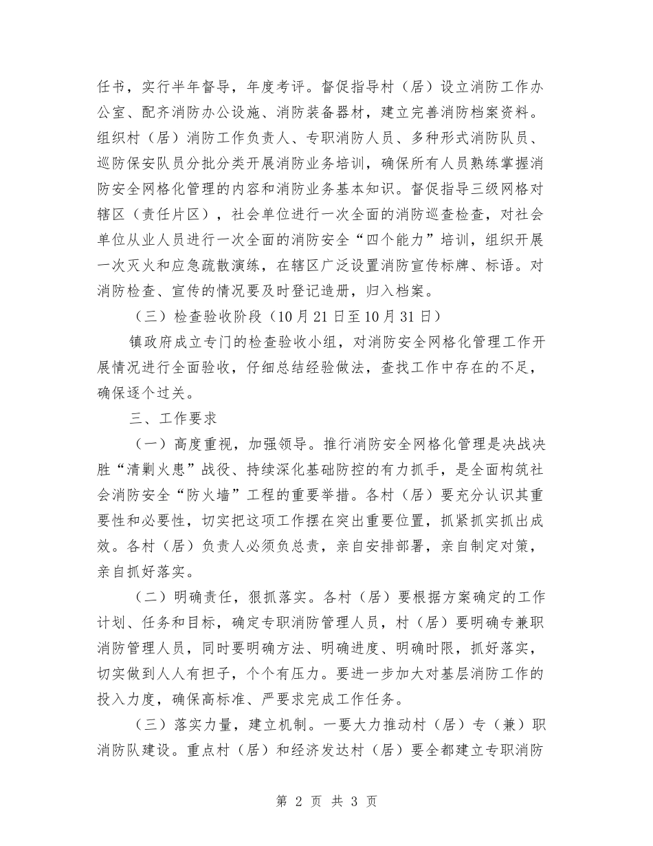 消防安全网格化监管方案_第2页