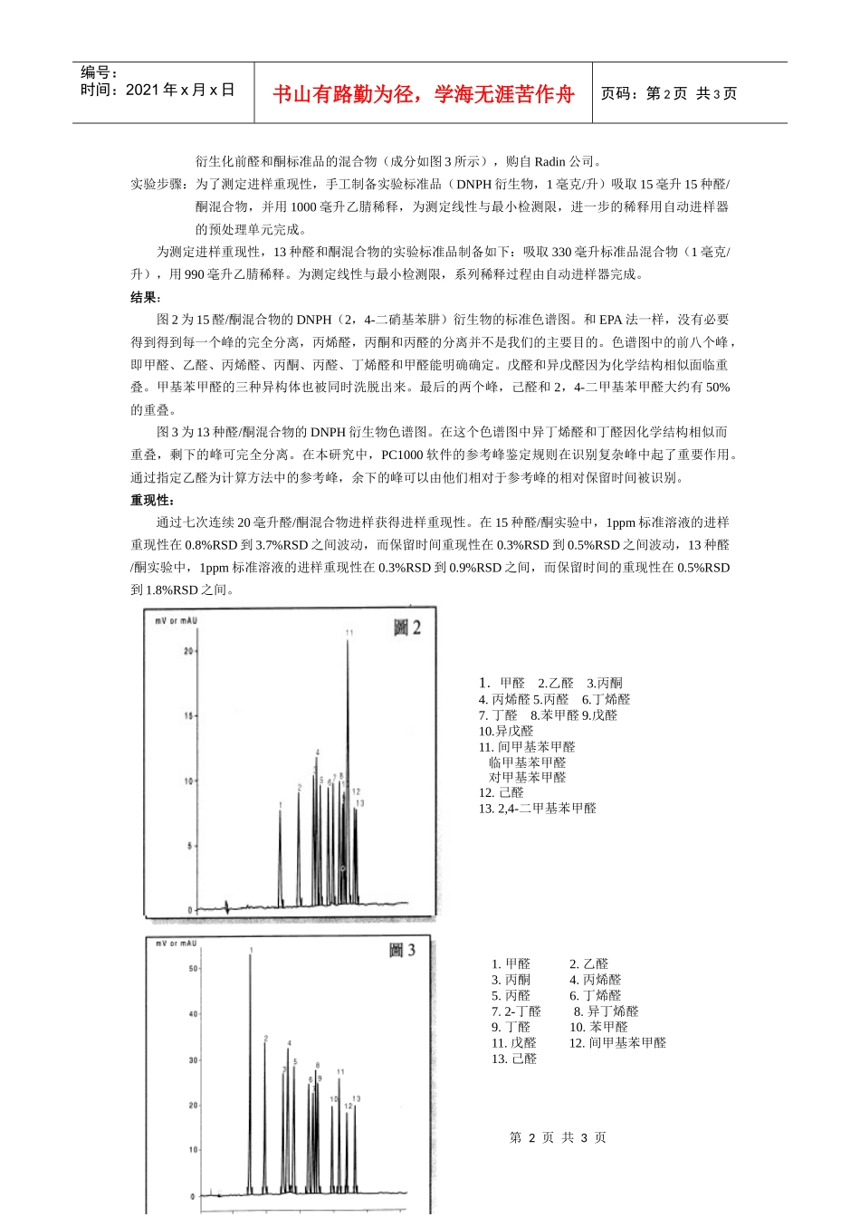 空气污染物中醛和酮的HPLC分析_第2页