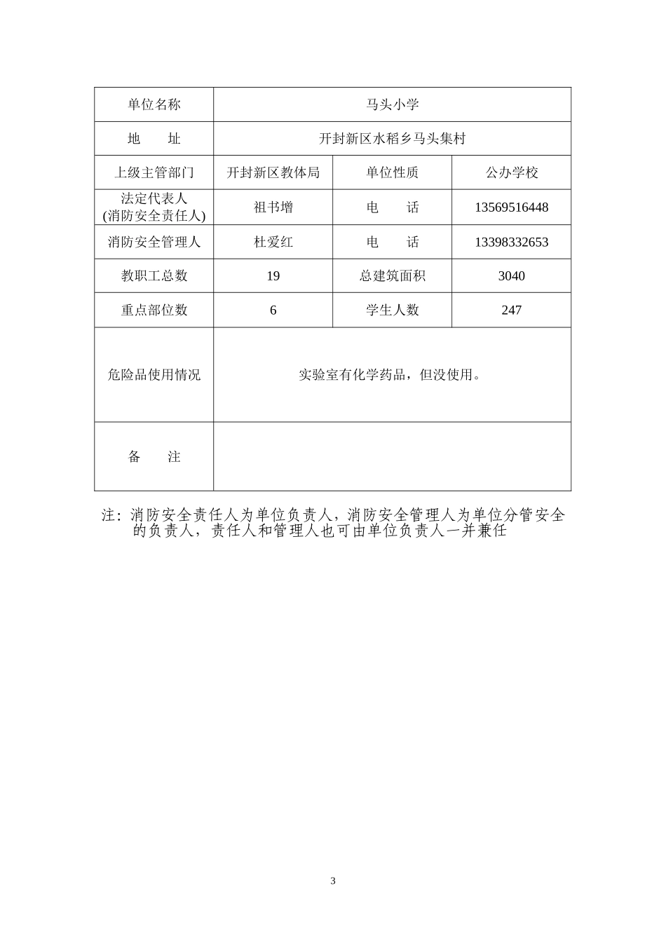 某某学校消防档案_第3页