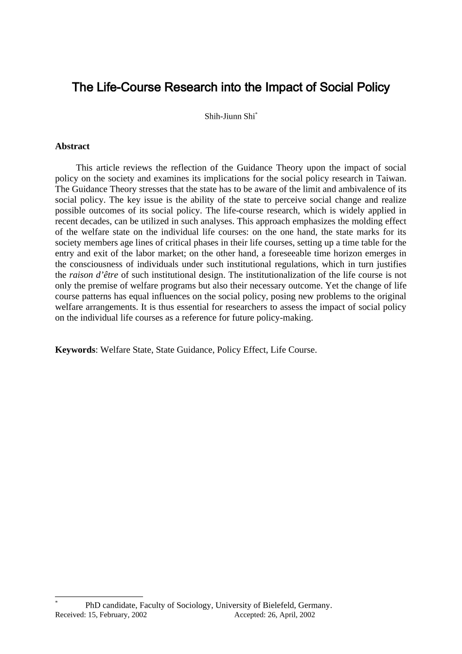 福利国家和老年保障制度设计生命历程的观点_第2页