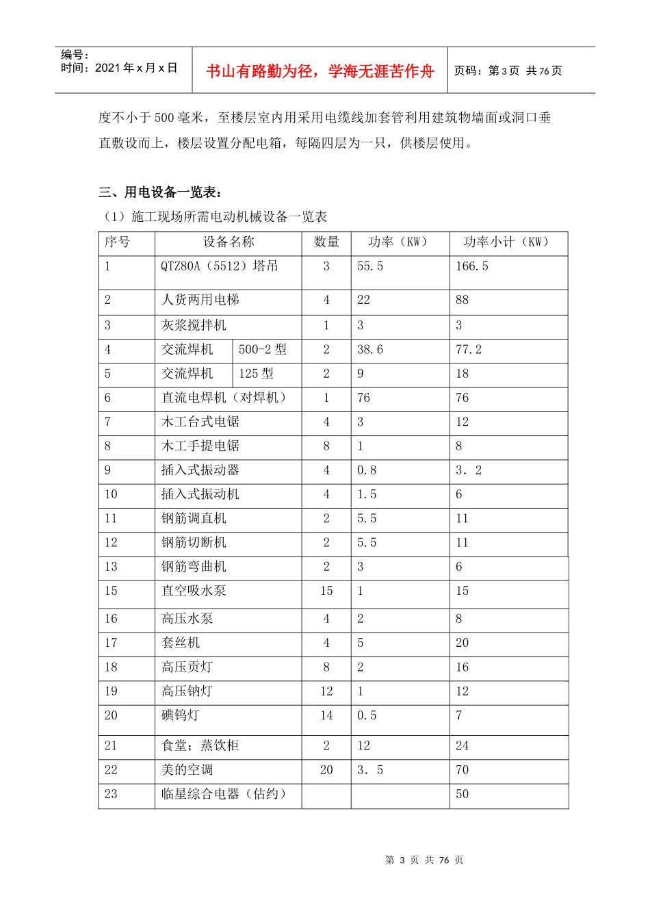 现场施工临时用电专项方案培训资料_第3页