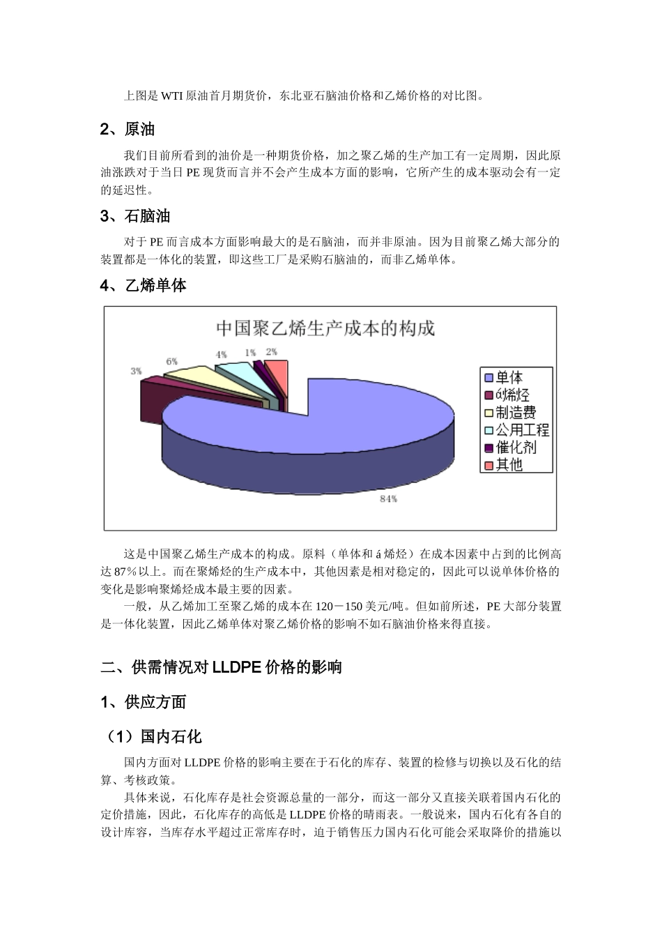 LLDPE价格的影响因素分析_第2页